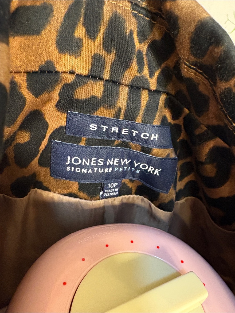 Jones New York Leopard Print Blazer in Tan and Black - Picture 2 of 11